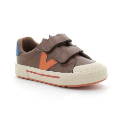 BASKETS SCRATCHS EFFET CUIR ENFANT