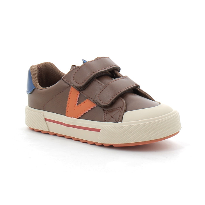 BASKETS SCRATCHS EFFET CUIR ENFANT