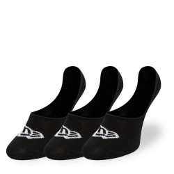 Pack de 3 paires de chaussettes blanches invisibles New Era Flag